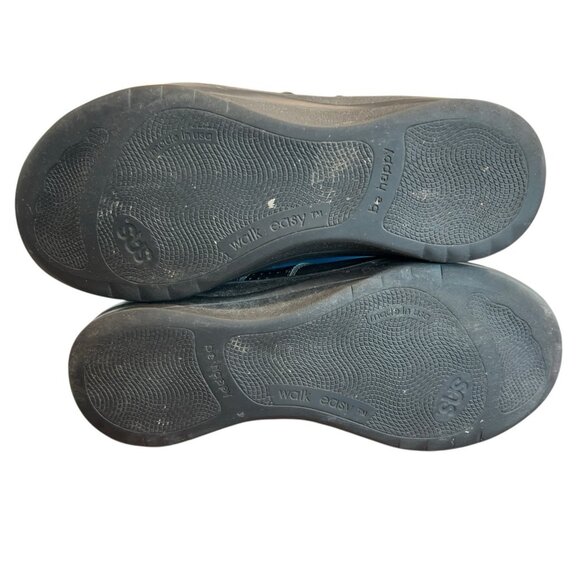 SAS Walk Easy Black Leather Lace Up Casual Loafer Oxford Shoes Womens Sz 7.5 WW - Picture 11 of 15